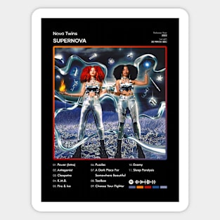 Nova Twins - Supernova Tracklist Album Sticker